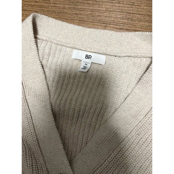 BP Easy button front oatmeal cardigan - Picture 2 of 5